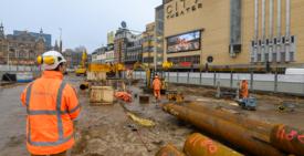 Underground bicycle parking project